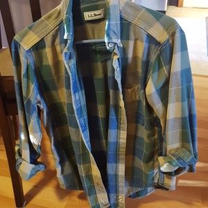 L.L. Bean Flannel Shirt Medium